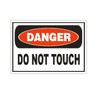 Danger Do Not Touch Sticker Safety Decal D877 3.5" x