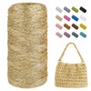 Uiopa Metallic Macrame Cord 1mm x 480m, Champagne Gold Glitter