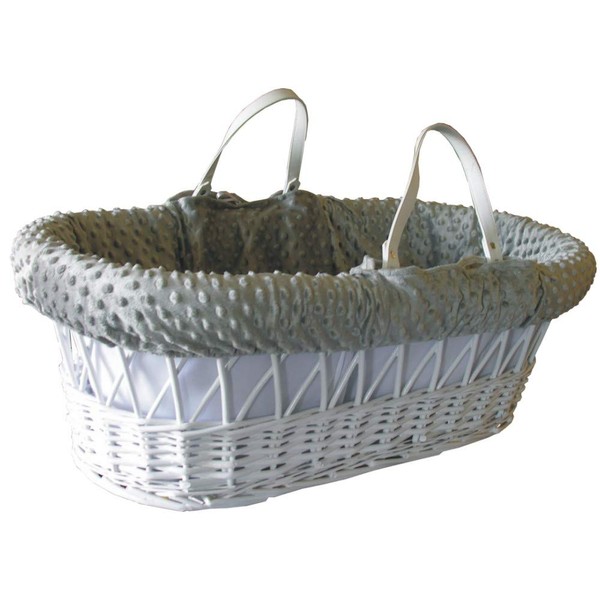Grey Dimple Moses Basket Body Dressing