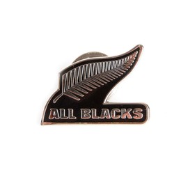 All Blacks Logo Pin Badge Black
