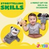 JOYIN 6Pcs Kids Hand Puppet Set with Working Mouth, Toddler