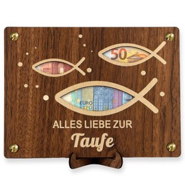 Geldgeschenk Hochzeit, Geldgeschenk Reise, Hochzeitsgeschenke für Brautpaar, Geldgeschenke Verpackung mit Hochzeitskarte, Reisekasse Urlaubskasse Deko, Geldgeschenk aus Holz inkl. Ständer