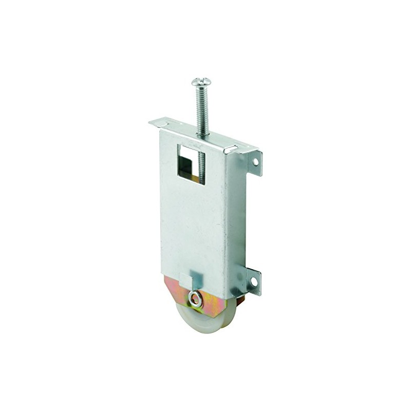 Prime-Line N 6630 Stamped Steel, Adjustable Mirror Door Roller Assembly,