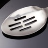 1 Pcs Slotted Soup Spoon Stainless Steel Cooking Kitchen Serving