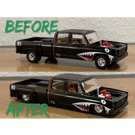 M2 Machines Lowered Base for M2 Machines 4-Door Dually – Slammed Stance Mod