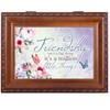Friendship Things Woodgrain Rope Trim Music Box Plays That's What