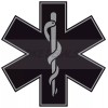 BLUE STAR OF LIFE REFLECTIVE HELMET DECAL