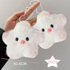Pack of 2 Star Keyrings, Squeaky Doll, Pig Style, Star