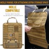 Molle Seat Back Organizer, Tactical Car Seat Organizer with Pouches,