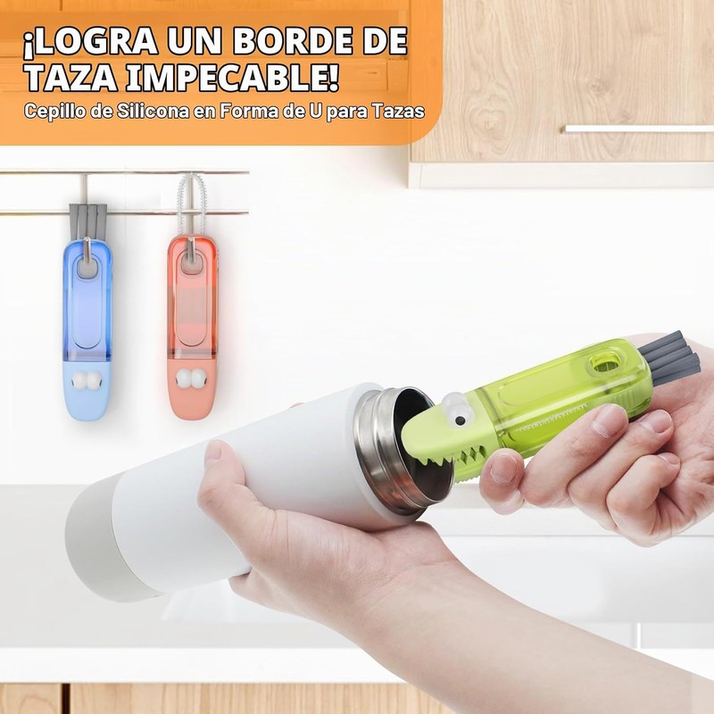 Juego de cepillos de limpieza de huecos de tapa 3