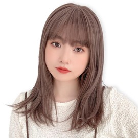 Bright Lara hf1889-MA-M Women's Bare Wig, Medium Curl, Medical Wig, Full Wig, Bamboo Wig,