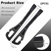 KVAEY 2PCS Car Seat Gap Filler Organizer, PU Leather Crevice
