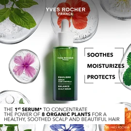Yves Rocher Balance Scalp Serum | Soothes, Moisturizes & Protects Scalp | Shinier & Stronger Hair | All Hair Types | 50 ml