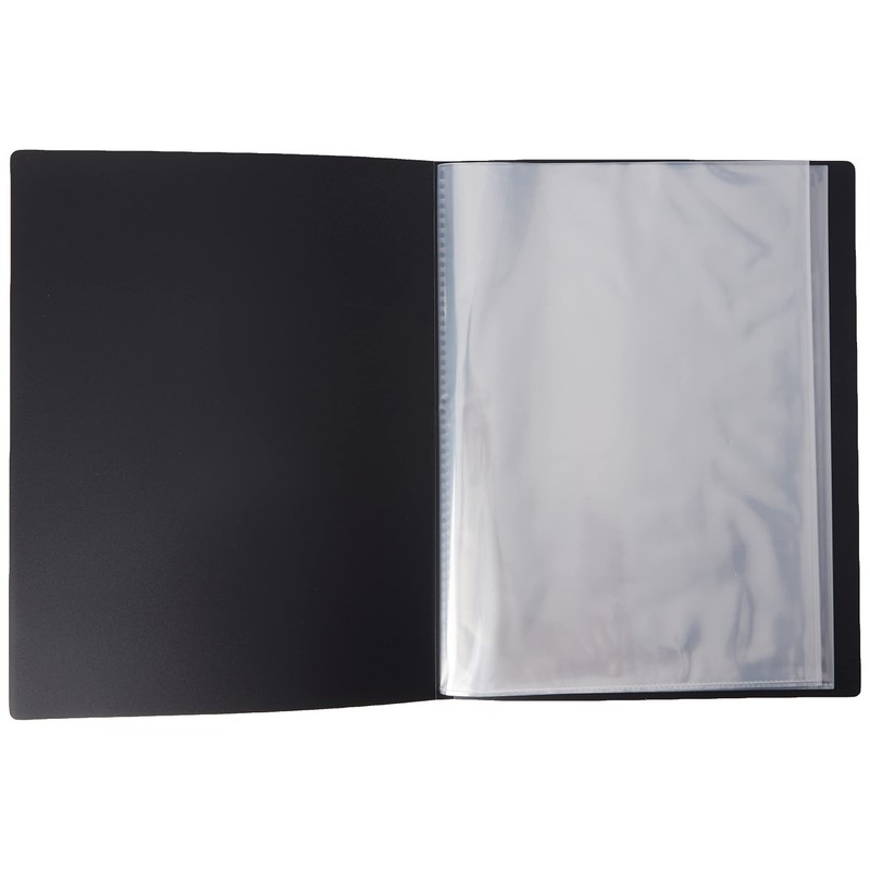 Tiger A4 black display book presentation folder - 10 pocket