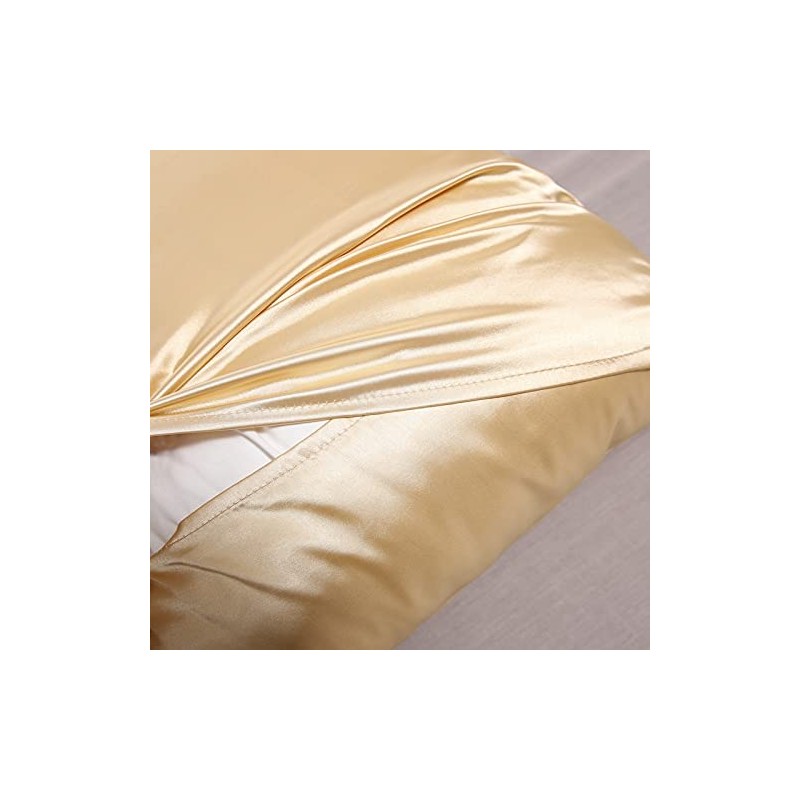Silky Pillowcases Set for Hair - Pillowcase Covers with Envelope