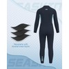 Seaskin 3mm Kids Wetsuit Thermal Swimsuits for Swimming Diving Surfing