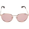 Polaroid Unisex Sunglasses, Gold copper.