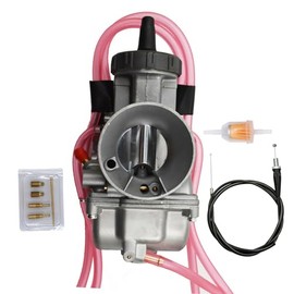 SVKCAR Carburetor PWK 38MM + Throttle Cable for Kawasaki Honda Yamaha Suzuki Universal ATV Dirt Bike Scooter Carb