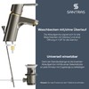SANTRAS® Eccentric Drain Fitting Premium for Washbasin with Protection Against