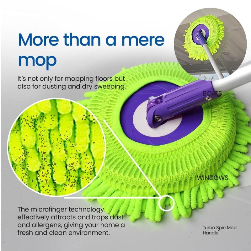 White Magic Mop Heads Combo Pack, 2 x super Absorbent