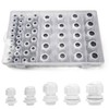Cokritsm 50PCS Adjustable Cable Glands, Waterproof Cable Gland PG7 PG9