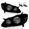 KarSpareHub Headlights Assembly for 2003-2008 Toyota Corolla Headlamp Replacement Clear