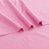 Ghooss Pink Bed Sheet Set with Deep Pocket,Super Soft Microfiber