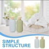 Baluue 2 Pcs Squeeze Bottles with Flip Caps Refillable Plastic