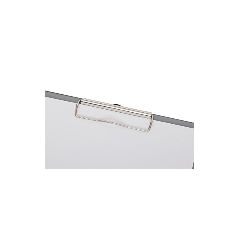 MAUL 2335295 A4 Portrait Clipboard with Foil Cover - Silver