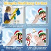 WIURGOHA 155 pcs Christmas Window Stickers, 9 Sheet Xmas Window