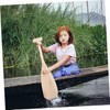 Operitacx Comfort Canoes Paddle Unisex Wood Oar for Lightweight Design