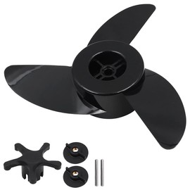 Namvo Boat Propellers Blade, Plastic Underwater 3 Blades Boat Ship Outboard Propellers Props for T54 Boat