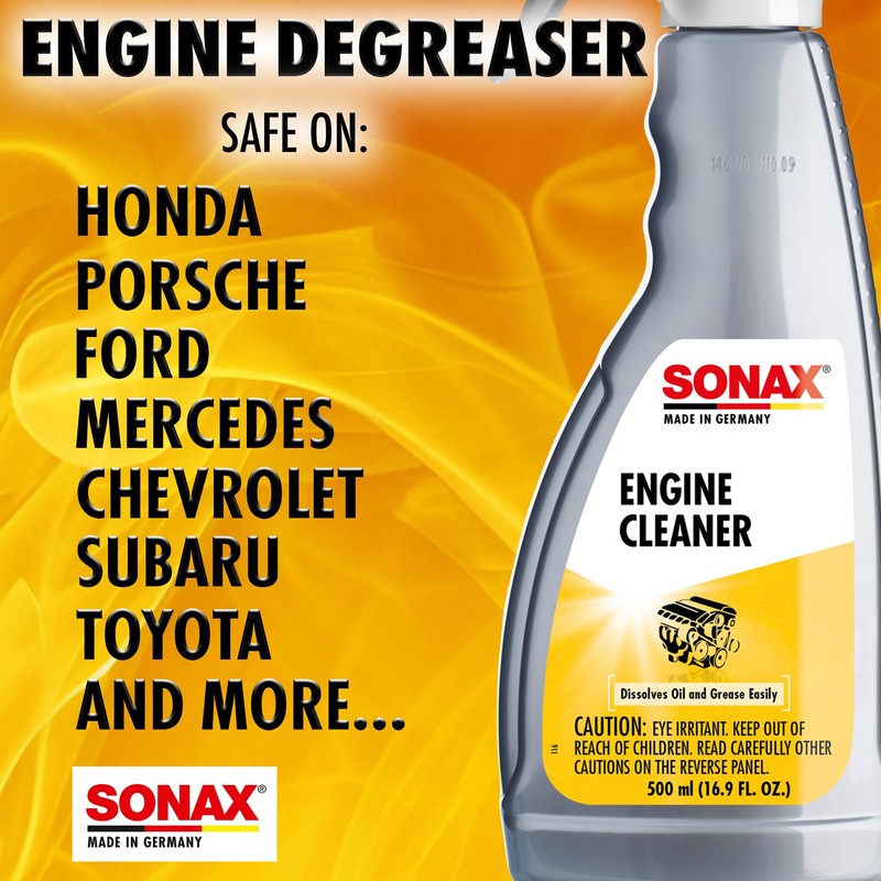 SONAX Engine Cleaner | Powerful Engine Degreaser for Oil &