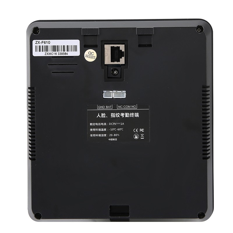 2.8in TFT TCP/IP 125KHZ Facial Fingerprint RFID Card Password Time