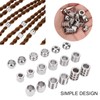 18pcs Beard Beads for Men, Viking Beard Beads, Viking Hair