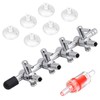 Pawfly 4-Way Aquarium Air Flow Control Lever Valve Manifold for