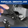 Workpro 7-Inch Pliers Wrench CR-V Construction Adjustable Parallel Smooth Jaw
