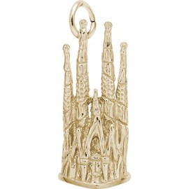Rembrandt La Sagrada Familia Charm - Metal - Gold-Plated Sterling Silver