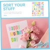 Tofficu 10 Sheets Colorful Alphanumeric Stickers for Scrapbooking Alphabet Decals