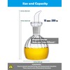 10 oz/300 ml Oil Dispenser Bottle/Glass Decanter and Cruet for