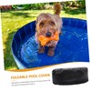 NOLITOY Outdoor Foldable Pool Cover for Round Pools Pet Swimming