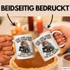 Sarkastische Katze Tasse Geschenk Lustige Geschenkidee Lebe Liebe Lache (Weiß)