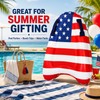 Inflatable Pool Float Raft for Summer Swimming – Patriotic Flag