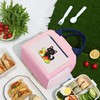 BJDAMAI Cat Bento Bag, Thermal Insulated Cooler Lunch Bento Tote