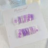 Plump Blueberry Homemade Nail Tips - Almond / 통통 블루베리