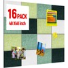 Hahafelt 16 Pack Large Felt Cork Boards School Bulletin Boards