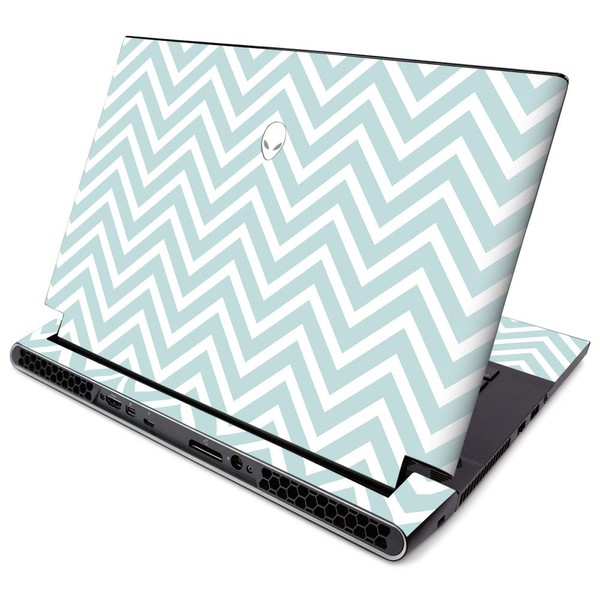 MightySkins Skin for Alienware M15 R2 (2019) - Aqua Chevron