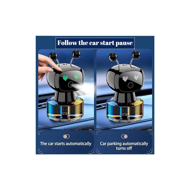 Smart Robot Aromatherapy Air Freshener - Long-Lasting Fragrance