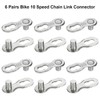 Bicycle Chain Link 10 Compartments, Steel Bicycle Chain Clasp Links,