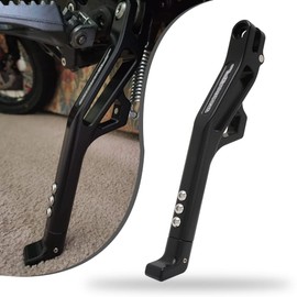 JFG RACING Kickstand for Surron Light Bee,CNC Foot Pegs Kick Stand for Electric Dirt Bike Surron Light Bee X and S/Talaria Sting/X160/X260-Black